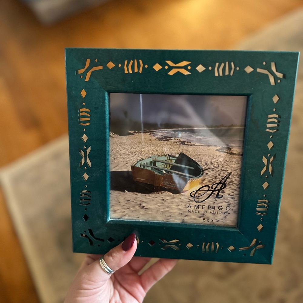 Teal Decorative Picture Frame
